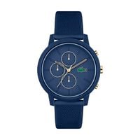 cadran bleu fond bleu bracelet silicone bleu