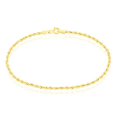 Bracelet Jerry Maille Corde Or Jaune - Bracelets mailles Femme | Marc Orian