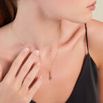 Collier Ondulations Or Jaune Emeraude Diamant - Colliers avec pierres Femme | Marc Orian