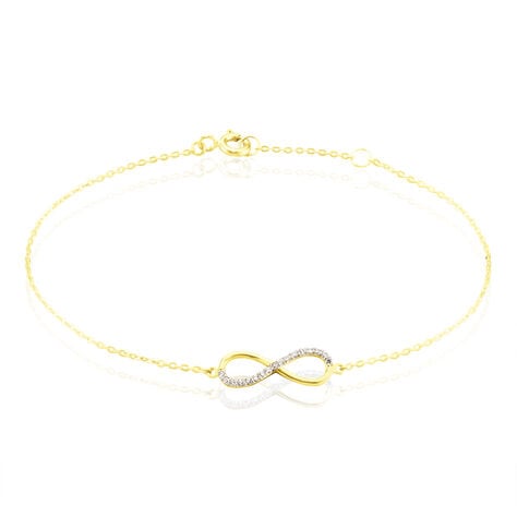 Bracelet Frankiska Or Jaune Oxyde De Zirconium - Bracelets chaînes Femme | Marc Orian