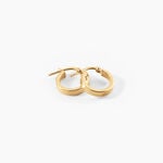 Cr&eacute;oles Cody Argent Dor&eacute; A L'Or 750/1000 - Cr&eacute;oles Femme | Marc Orian