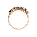 Bague Leonice Or Rose Topaze Amethyste - Bagues pierres fines Femme | Marc Orian