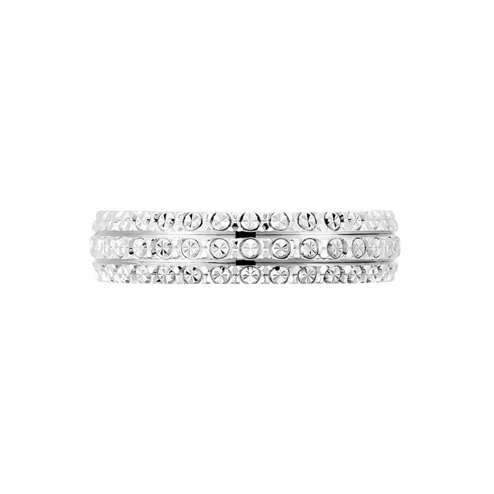 Alliance Leliana Demi Jonc Classique Or Blanc - Alliances personnalisées Femme | Marc Orian