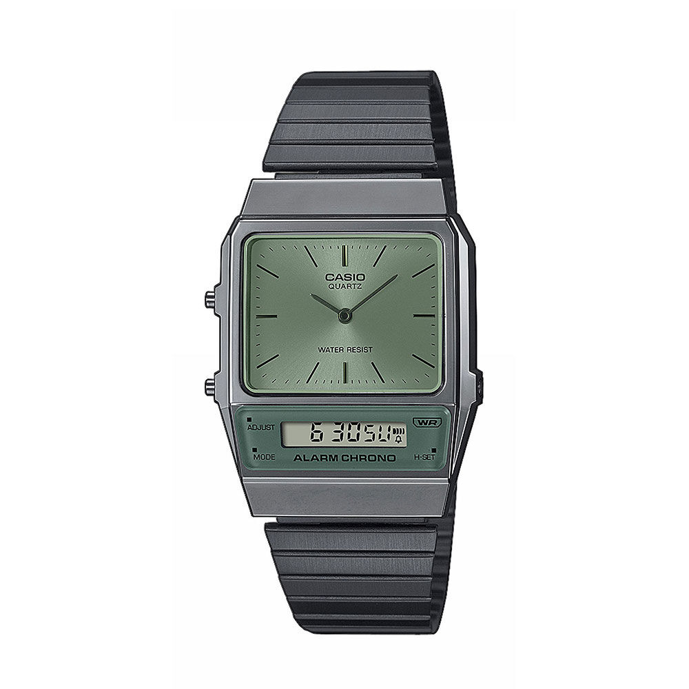 Montre Casio Collection Vintage Edgy Vert - Montres étanches  | Marc Orian