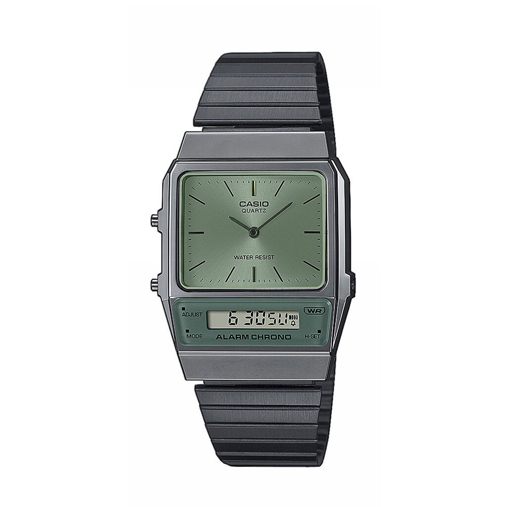 Montre Casio Collection Vintage Edgy Vert - Montres étanches  | Marc Orian