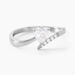 Bague Eva Or Blanc Oxyde De Zirconium - Solitaires Femme | Marc Orian