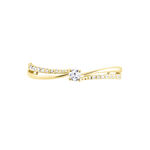 Bague Solitaire Asia Or Jaune Diamant - Parures de mariage Femme | Marc Orian