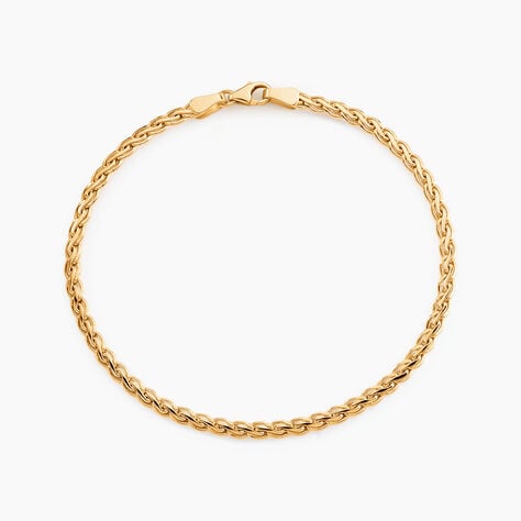 Bracelet Jayna Maille Palmier Or Jaune - Bracelets mailles Femme | Marc Orian