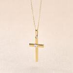 Pendentif Cornell Or Jaune Oxyde De Zirconium - Pendentifs Famille | Marc Orian