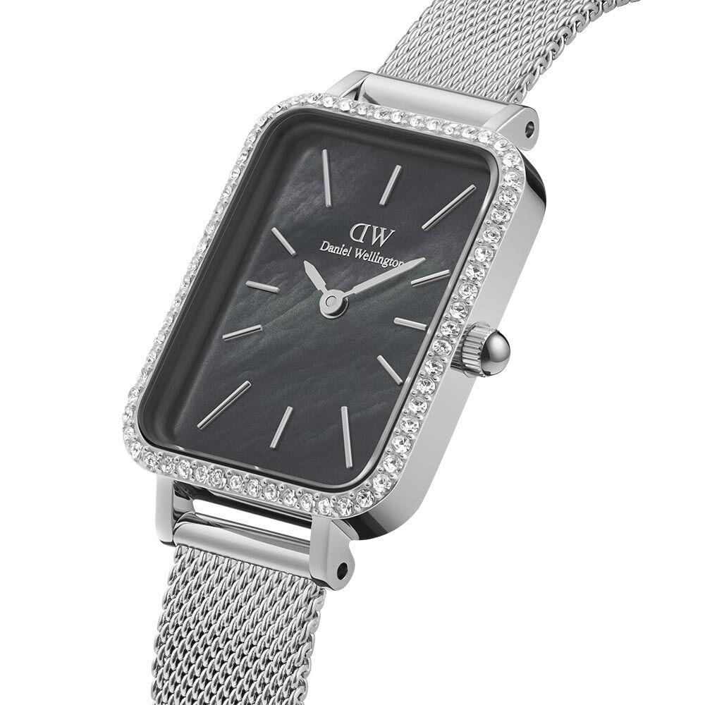 Montre Daniel Wellington Quadro Nacre Noire - Montres étanches Femme | Marc Orian