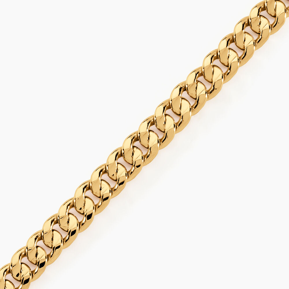 Bracelet Iris Or Jaune Maille Gourmette - Bracelets mailles Homme | Marc Orian