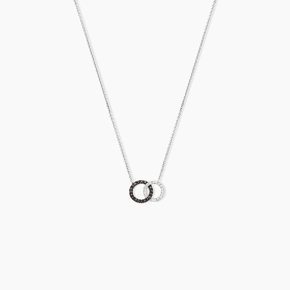 Collier Bella Or Blanc Diamant - Colliers avec pierres Femme | Marc Orian