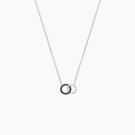 Collier Bella Or Blanc Diamant - Colliers avec pierres Femme | Marc Orian