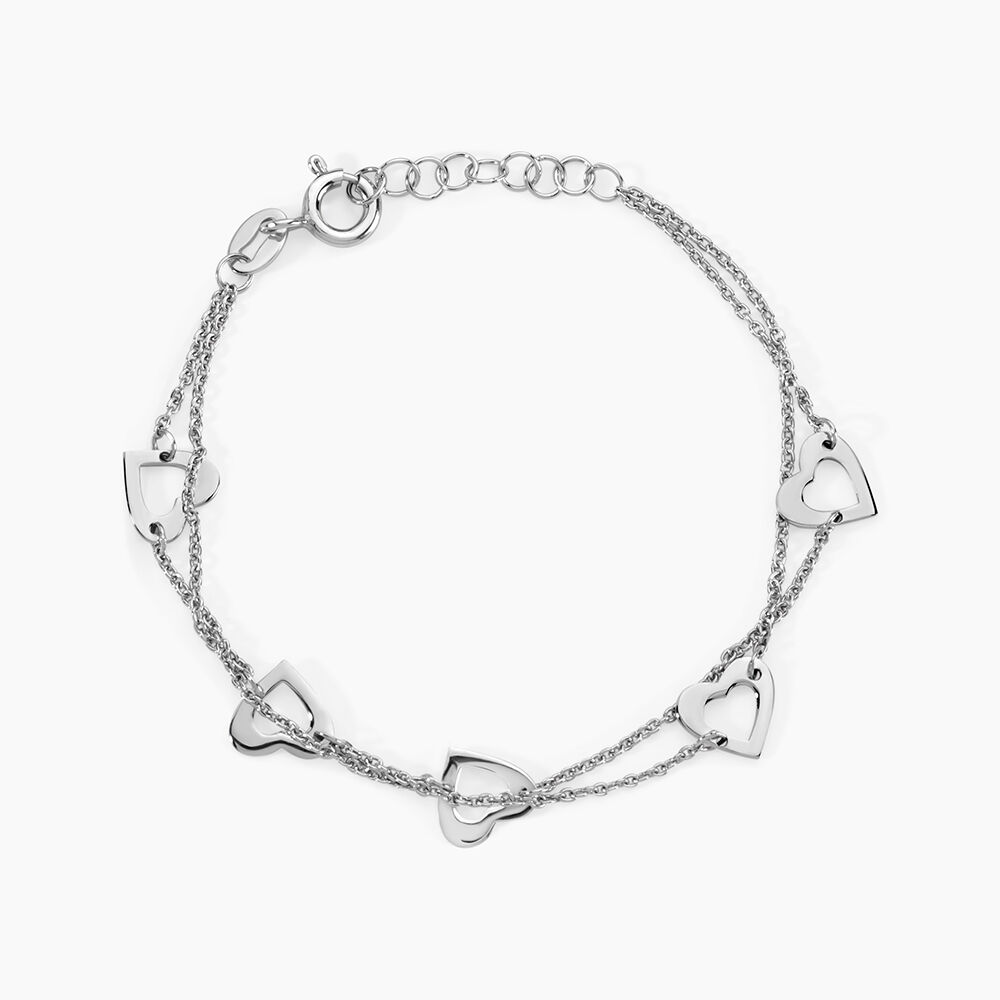 Bracelet Argent Blanc Suzy - Bracelets fantaisie Femme | Marc Orian