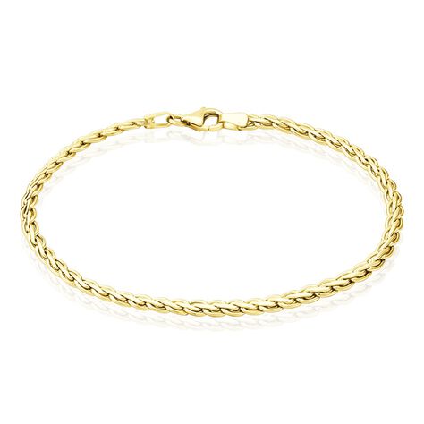 Bracelet Jayna Maille Palmier Or Jaune - Bracelets mailles Femme | Marc Orian