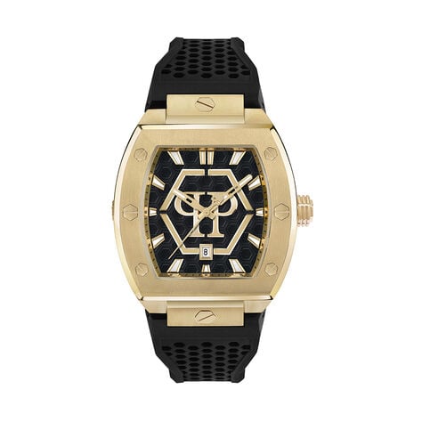 Montre Philipp Plein The Hexagon Phantom Noir - Montres &eacute;tanches Homme | Marc Orian