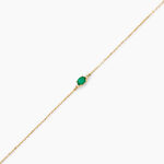 Bracelet Opeyemi Or Jaune Emeraude Diamant - Bracelets cha&icirc;nes Femme | Marc Orian