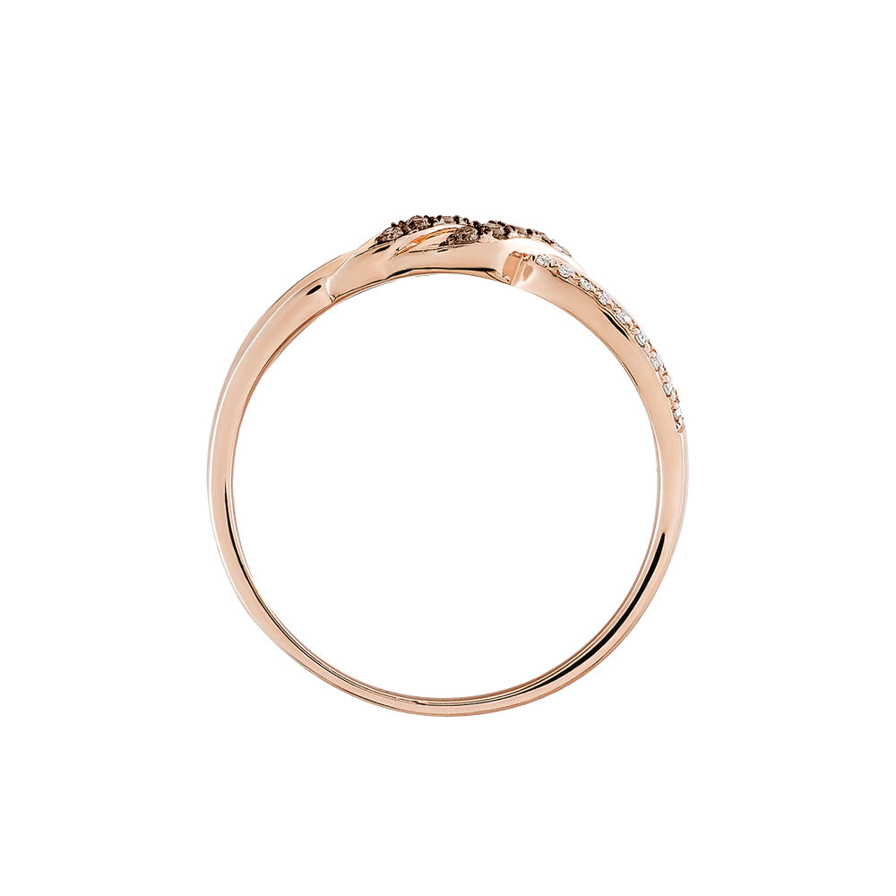 Bague Edem Or Rose Diamant - Bagues pierres précieuses Femme | Marc Orian