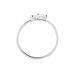 Bague Cinzia Argent Blanc Oxyde De Zirconium - Bagues de promesse Femme | Marc Orian