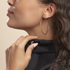 Créoles Dominae Or Jaune - Boucles d'oreilles Créoles Femme | Marc Orian