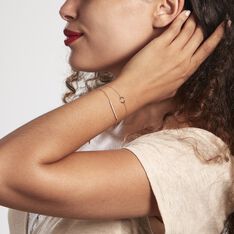 Bracelet Thyla Argent Rose Oxyde De Zirconium - Bracelets chaînes Femme | Marc Orian