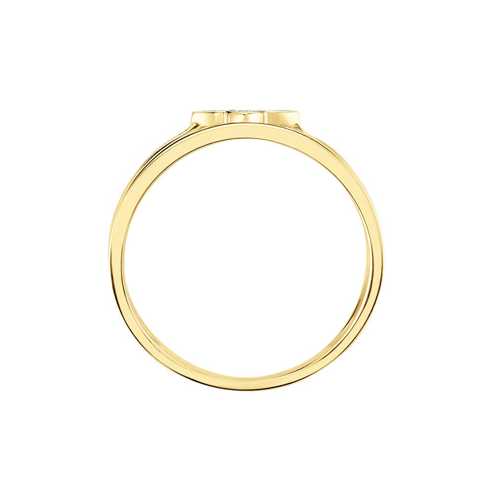 Bague Delicatesse Or Jaune Diamant - Bagues pierres pr&eacute;cieuses Femme | Marc Orian