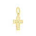 Pendentif Canice Croix Or Jaune Oxyde De Zirconium - Pendentifs Femme | Marc Orian