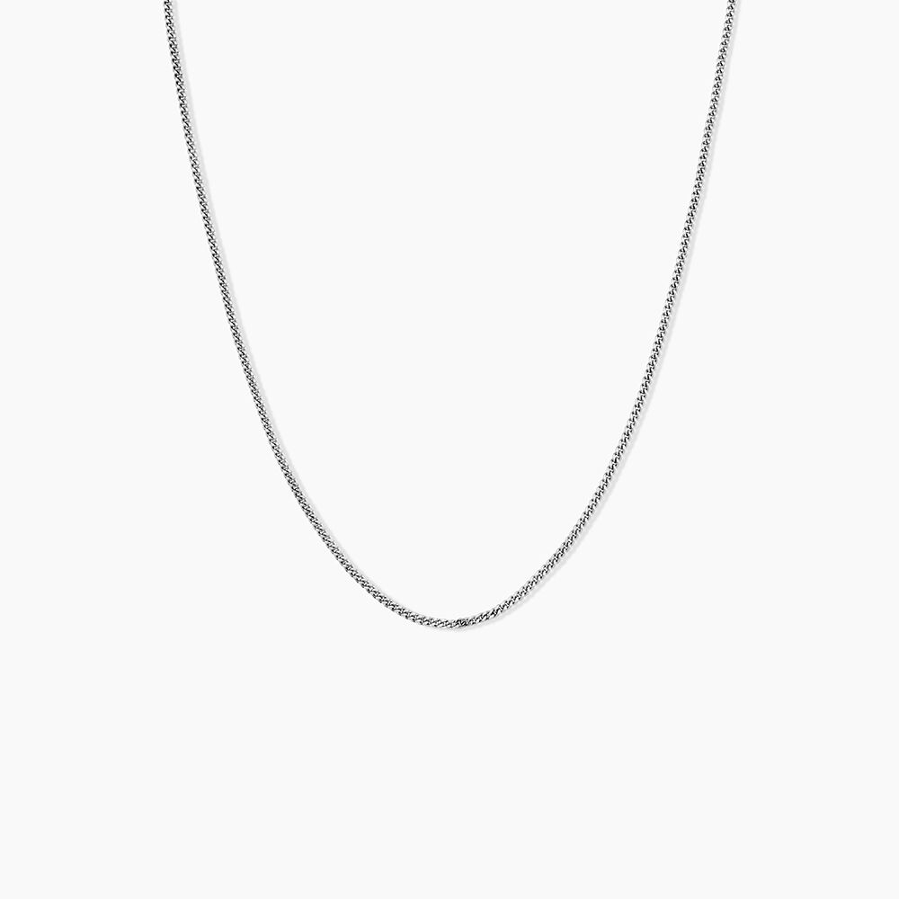 Cha&icirc;ne Clementine Argent Blanc - Colliers fantaisie Femme | Marc Orian