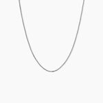 Cha&icirc;ne Clementine Argent Blanc - Colliers fantaisie Femme | Marc Orian