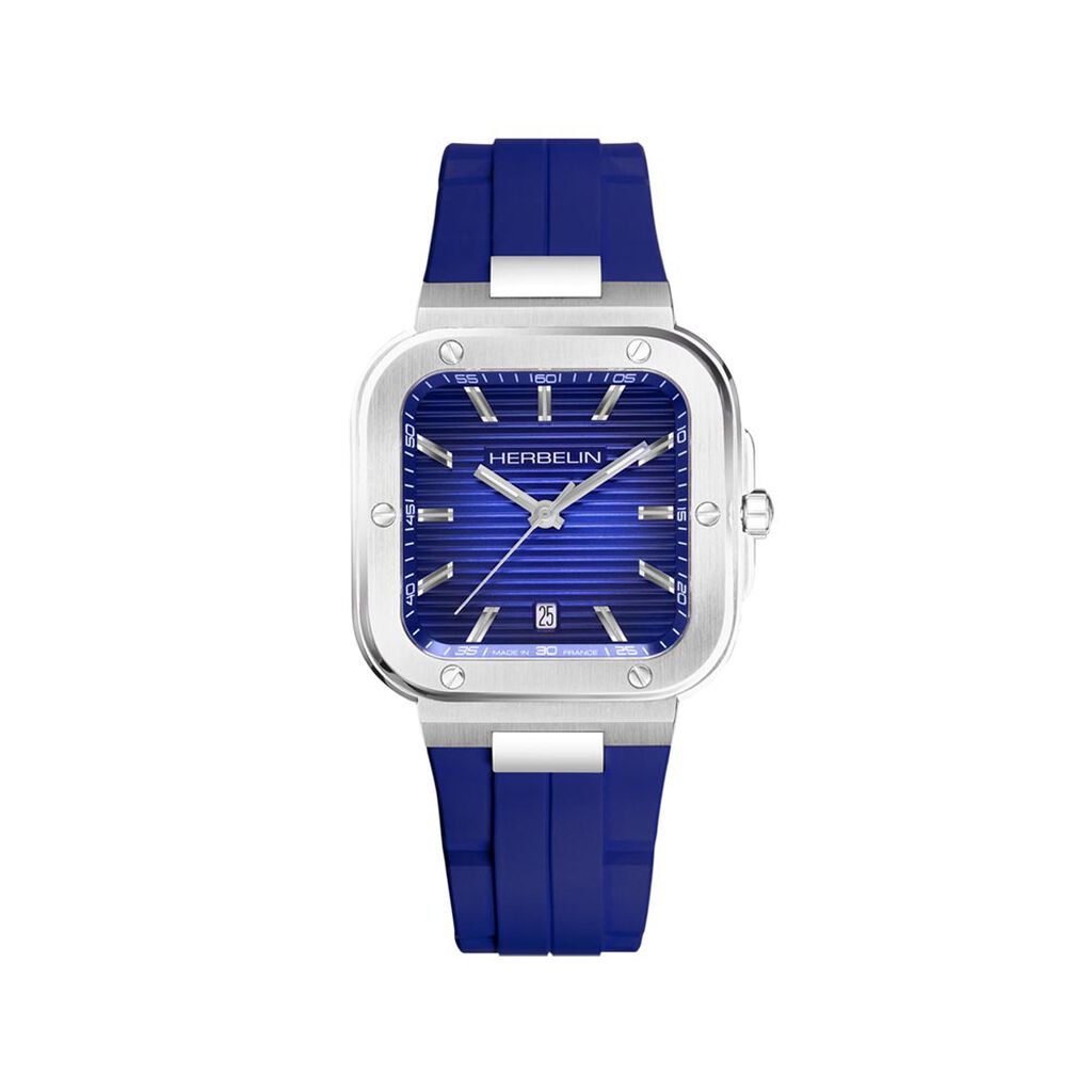 Montre Herbelin Cap Camarat Square Bleu - Montres étanches Homme | Marc Orian