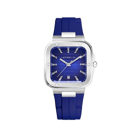 Montre Herbelin Cap Camarat Square Bleu - Montres étanches Homme | Marc Orian