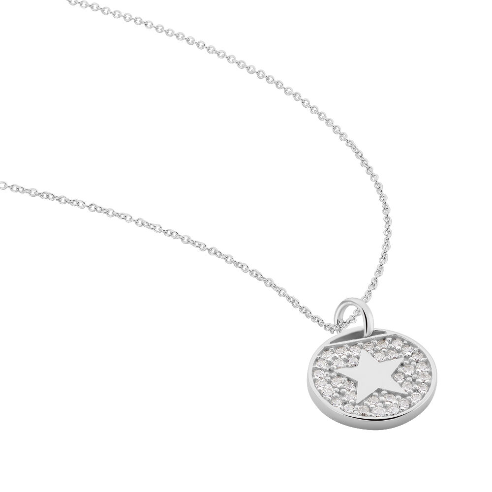 Collier Souria Argent Blanc Oxyde De Zirconium - Colliers avec pierres Femme | Marc Orian