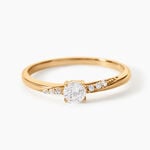 Bague Delphina Plaqu&eacute; Or Jaune Oxyde De Zirconium - Bijoux fantaisie Femme | Marc Orian