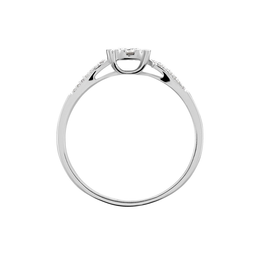 Bague Cillin Or Blanc Diamant - Bagues pierres précieuses Femme | Marc Orian