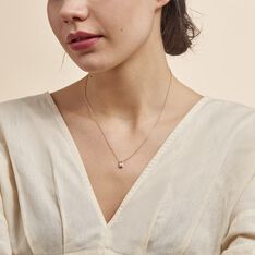 Collier Plaque Or Regan Oxyde De Zirconium - Colliers Femme | Marc Orian