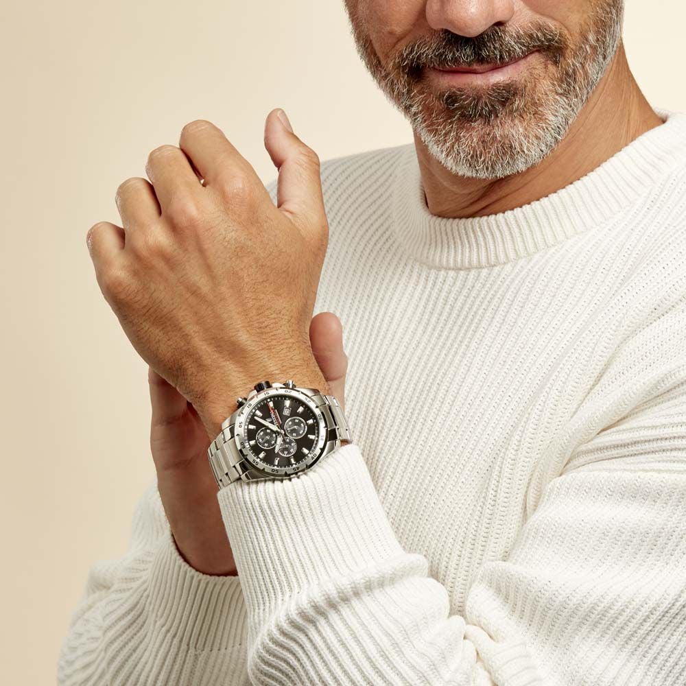 Montre Festina Timeless Chronograph Noir - Montres étanches Homme | Marc Orian