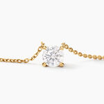 Collier Ponama Or Jaune Oxyde De Zirconium - Colliers avec pierres Femme | Marc Orian