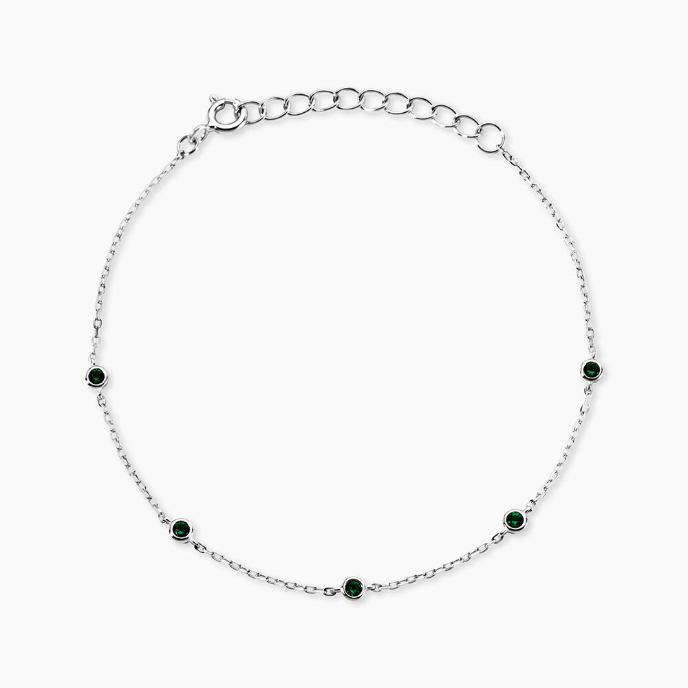 Bracelet Thesee Argent Blanc Spinelle - Bracelets fantaisie Femme | Marc Orian