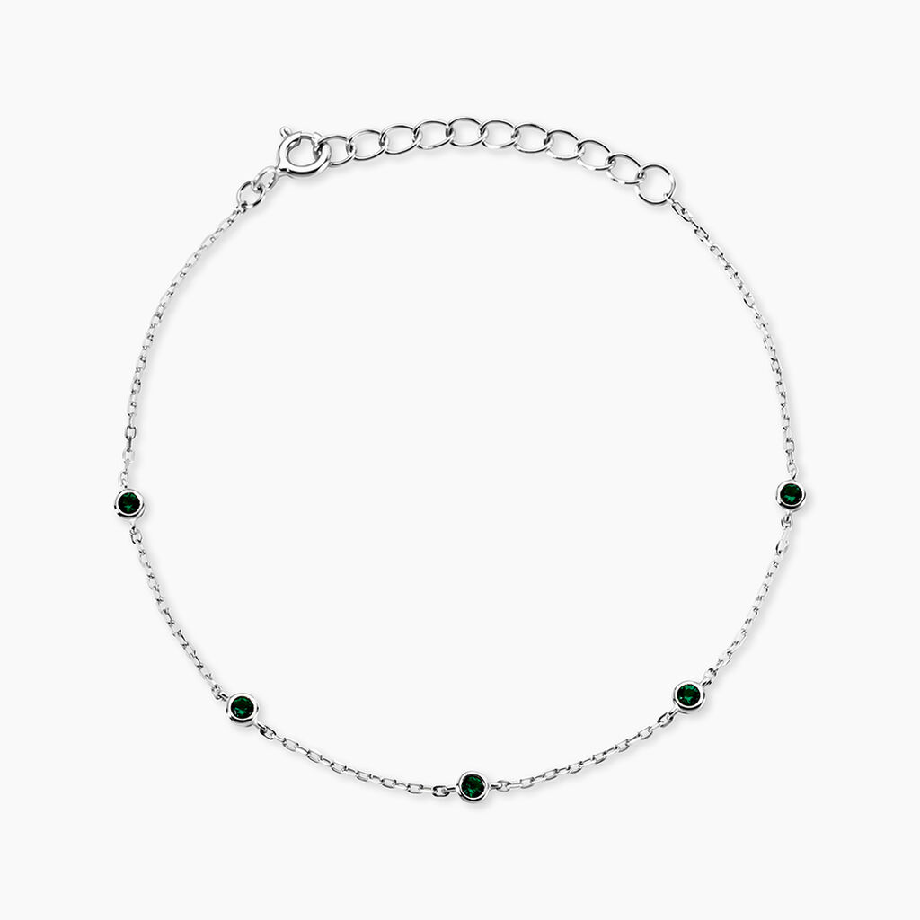 Bracelet Thesee Argent Blanc Spinelle - Bracelets fantaisie Femme | Marc Orian