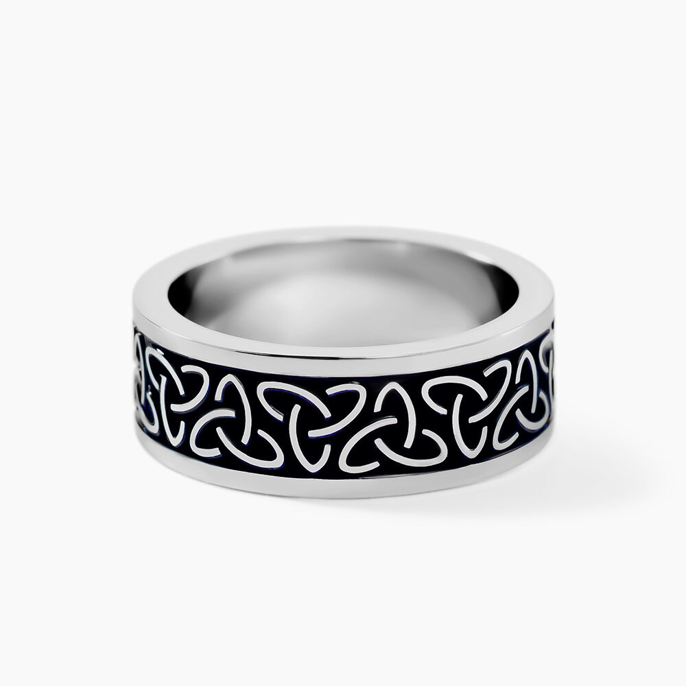 Bague Acier Blanc Ugo - Bijoux fantaisie Homme | Marc Orian