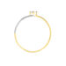 Bague Pika Or Bicolore Diamant - Solitaires Femme | Marc Orian