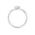 Bague Solitaire Mathylda Argent Blanc Oxyde De Zirconium - Bijoux fantaisie Femme | Marc Orian