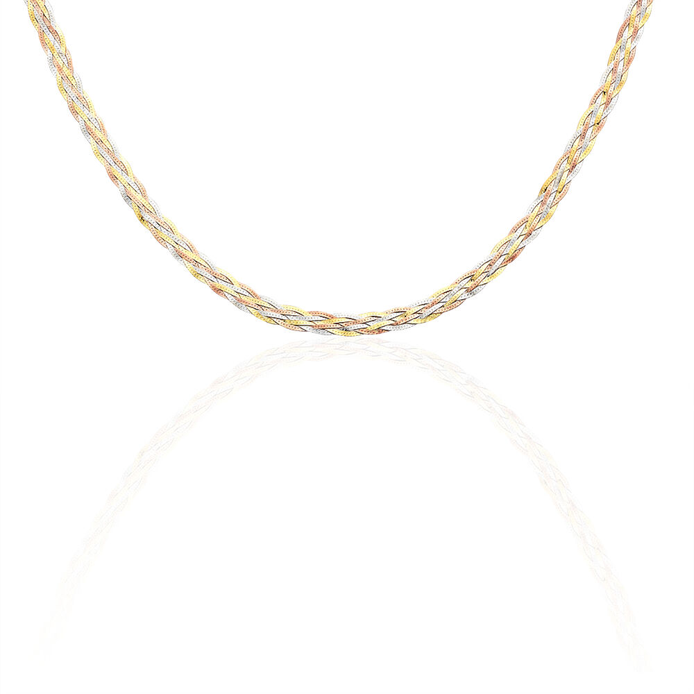 Collier Jasmin Tresse Or Tricolore - Colliers Femme | Marc Orian