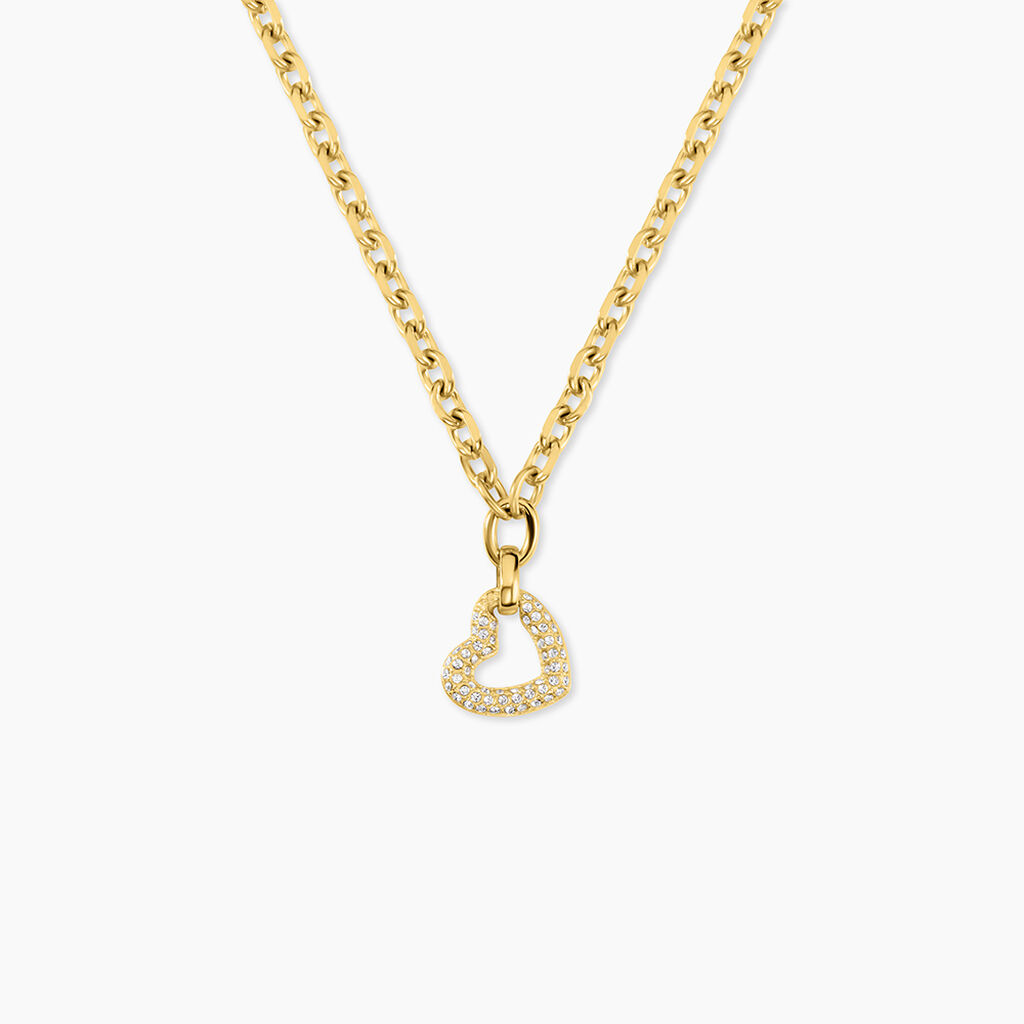 Collier Sydnee Acier Jaune Cristal - Colliers avec pierres Femme | Marc Orian