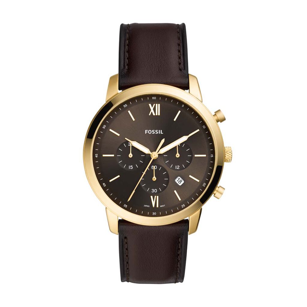 Montre  Fossil Neutra Chrono Noir - Montres étanches Homme | Marc Orian