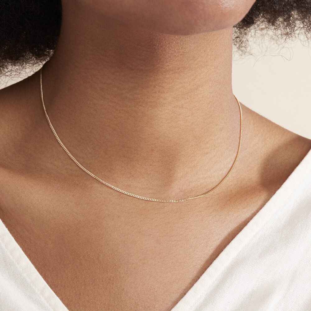 Chaîne Imad Maille Gourmette Or Jaune - Chaines Femme | Marc Orian