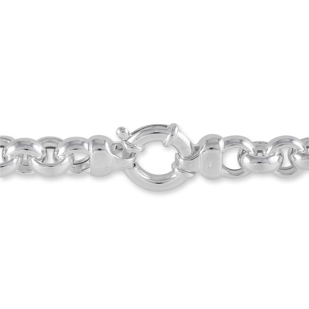Bracelet maille jaseron argent Clearance