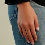 Bague Poem Argent Jaune P&eacute;ridot Oxyde De Zirconium - Bijoux fantaisie Femme | Marc Orian