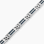 Bracelet Jourdan Priam Acier Argent&eacute; - Bracelets cha&icirc;nes Homme | Marc Orian