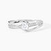 Bague Armelle Or Blanc Oxyde De Zirconium - Solitaires Femme | Marc Orian